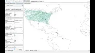 Как уложить граф на географическую карту в Gephi