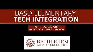 Avery Label Merge Add-on in Google Docs