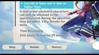 Genshin Impact 2.7 Delay Extended! Ayaka Banner 240 Days!