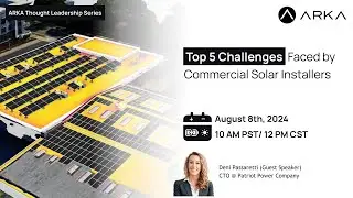 [WEBINAR] Top 5 Challenges Faced by Commercial Solar Installers