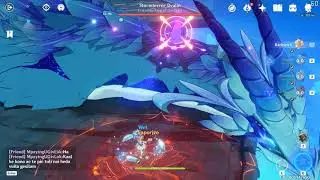 C0 Ganyu with Amos bow damage showcase