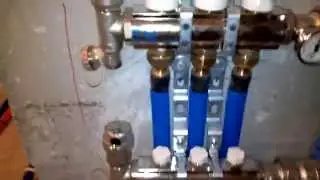Отопление на трубах из сшитого полиэтилена  REHAU.