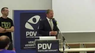 Vortrag von Vit Jedlicka,  Präsident von Liberland,  auf dem Bundesparteitag der Partei der Vernunft