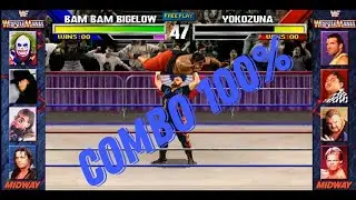 WWF Wrestlemania / Bam Bam Bigelow Combo 100%