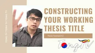 How to Write a Thesis Title Thesis Tutorial No  3