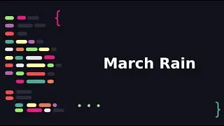 CodeForce Gym : March Rain Solution in Arabic
