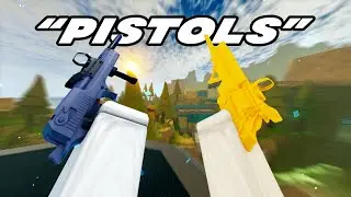 The Pistol ONLY CHALLENGE In Aimblox (Roblox Aimblox)
