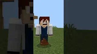 Мальчик по имени сашка наступил на какашку в  Minecraft 😂😂! #shorts #minecraft
