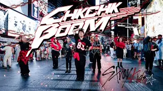 [KPOP IN PUBLIC NYC |TIMESQUARE] Stray Kids "Chk Chk Boom" | DANCE COVER BY F4MX