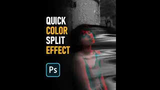 Cool Color split effect in Photoshop