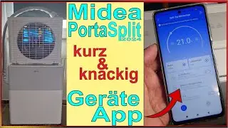 Midea PortaSplit 2024 - App Steuerung - Installation & Nutzung - Klimaanlage ohne Abluftschlauch