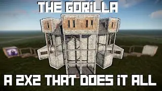 The Gorilla | A Small Group Rust Bunker 2x2 Base