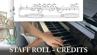 "Staff Roll ~ Credits" (from "Pokémon Mystery Dungeon: Rescue Teams") || Piano Cover + Sheets!