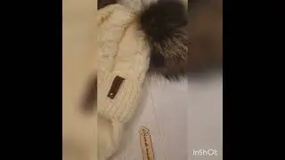 Зимняя вязаная шапочка 