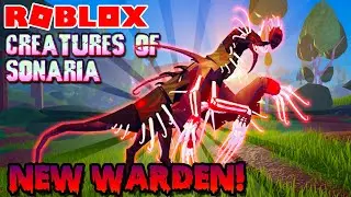 Roblox Creatures Of Sonaria - Garra Warden! New HALLOWEEN Warden!
