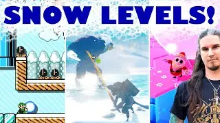 SNOW LEVELS in Video Games! [Happy Holidays!]