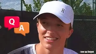 10 ON questions - 10 IGA’S answears🙂. Enjoy watching!❤️ #iga #igaswiatek #swiatek #paris2024