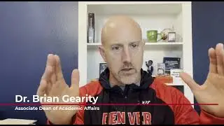 University of Denver MA Sport Coaching: Dr. Brian Gearity on Transactional Distance.