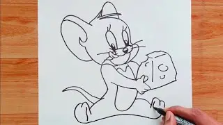How to Draw Jerry Mouse | Tom & Jerry | Sketch | Sketches