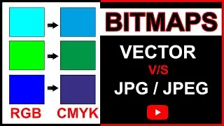 Bitmaps | Convert to Bitmaps | How to Convert RGB to CMYK | Detail Tutorial || IN HINDI.