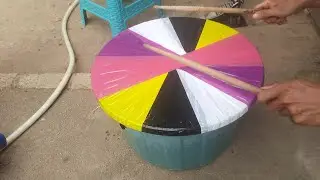 Make a big tom tom drum