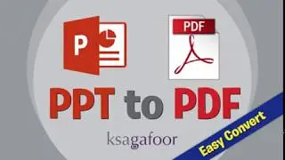 How to Convert PowerPoint or PPT File to PDF | Microsoft Powerpoint to Adobe PDF