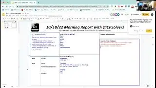 October 18, 2022 VMR - SOB