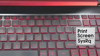 How to take a screenshot on laptop Acer Nitro 5 2021