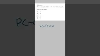 Factor Theorem: Finding the Value of a | Maths Methods Exam Question