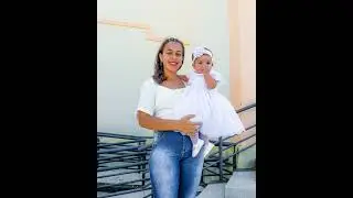 Fotos do dia do batismo desta princesinha linda 