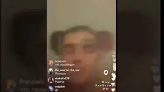 Lil Peep singing on Instagram Live