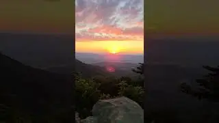 Last night's sunset over the Shenandoah Valley.