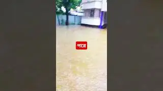 আগে vs  পরে... #বন্যা #বন্যা_পরিস্থিতি #বন্যা২০২৪ #বন্যাপরিস্থিতি #বন্যার_খবর #বন্যারখবর #বন্যার্ত