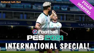 PES 2021 Full Gameplay - FULLY MANUAL | International Special | Argentina vs Brazil