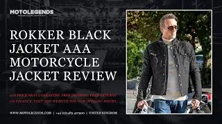 Rokker Black Jacket AAA motorcycle jacket review