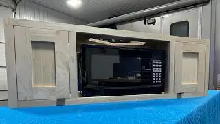 CUSTOM BUILT CARGO TRAILER V NOSE UPPER CABINET PART 1
