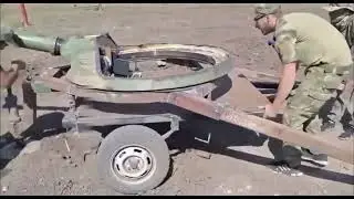 Вторая армия мира. 👀Самодельное российское орудие, созданное на основе пушки 2А28 