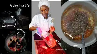 Private chef | Day in a life | chefs life | Catering | Selin Georgex
