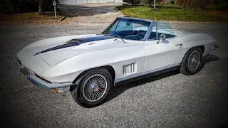 1967 Corvette L71 Roadster For Sale~Original 427/435 $ 4 Speed~Tank Sticker & Just Fantastic