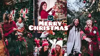 Christmas Lightroom preset/ Christmas lightroom mobile free preset