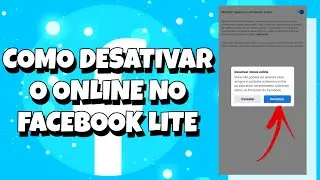 COMO DESATIVAR o ONLINE no FACEBOOK LITE 2023