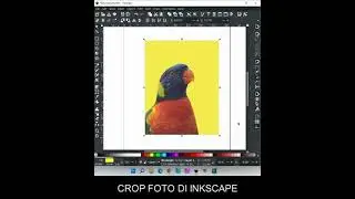 Belajar Inkscape, Crop / Memotong Foto di Inkscape