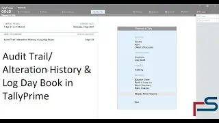 Audit Trail/Voucher Alteration history, Log DayBook & Recycle Bin TDL in Tally | Tally Prime Add-on