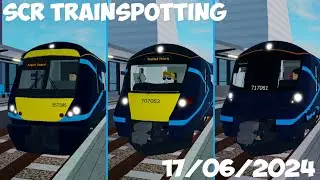 Trains At Financial Quarter 17/06/2024 - SCR Trainspotting - Roblox Stepford County Railway