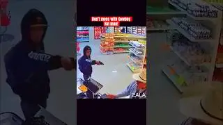 Elderly Man STOPS Armed Robbery😳 #shortvideo #shorts