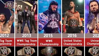 Roman Reigns WWE Title Wins
