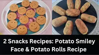 2 Snacks Recipes: Potato Smiley Face & Potato Rolls Recipe