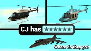 GTA San Andreas - Where are Going Police Air Vehicles When Player has No Wanted Level