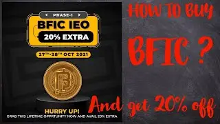 How to buy BFIC ? | How to use xchangeon.io | Get 20% more coin |  bficoin.io | Bulleto | $3 coin |