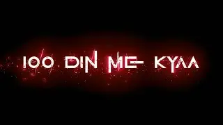 😈100 DiN ME KYA ✌🏻🔥 ATTiTUDE STATUS PUSHPA RAJ ,